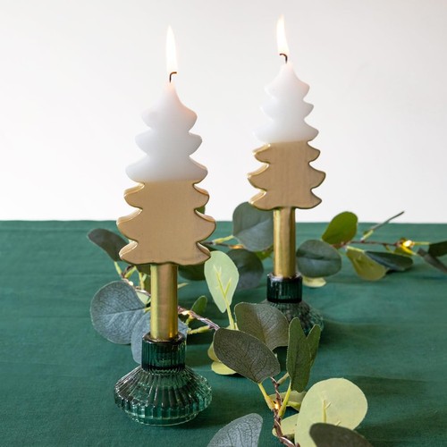 Christmas tree shaped - shaped, candles