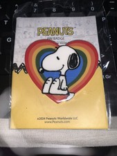 SNOOPY PEANUTS RAINBOW PIN