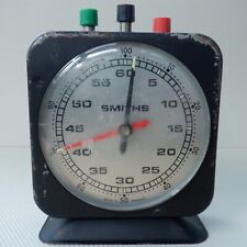 Vintage SMITHS Stop Clock West Germany 60 Second Mechanical Metal Case Retro