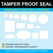 Clear Seal Stickers -