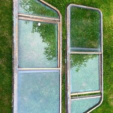 Sliding Porthole Windows: Solid Brass (Patina) X2