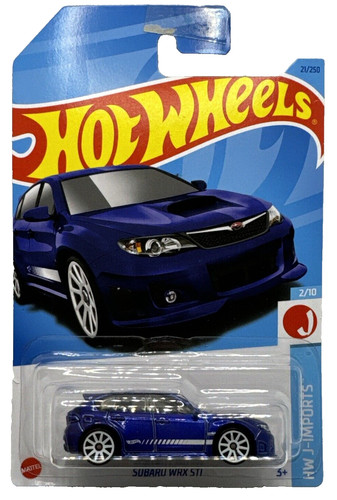 Hot wheels subaru wrx - subaru, blue
