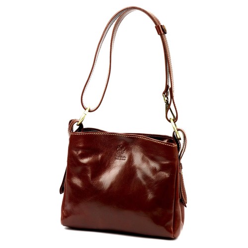 Brown italian leather - brown,