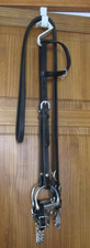 CIRCLE Y BLACK LEATHER SLIDING
