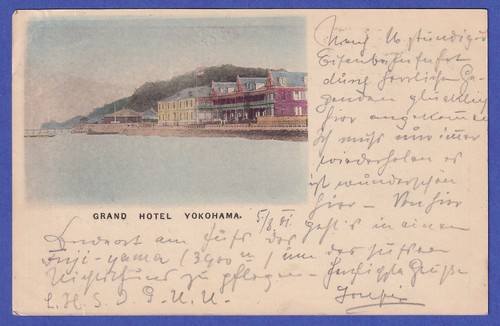 Japan 1901 old postcard - , grand