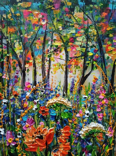Original acrylic oil - acrylic,
