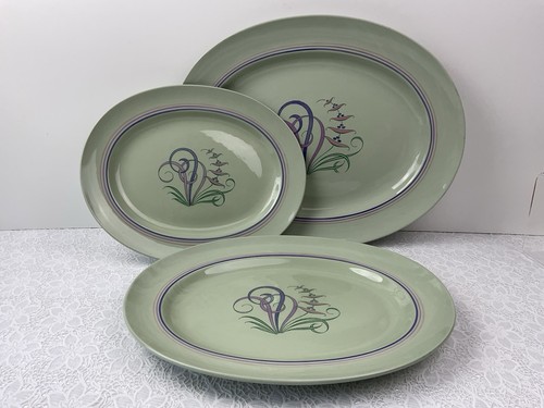 Spode moondrop flemish - flemish, green
