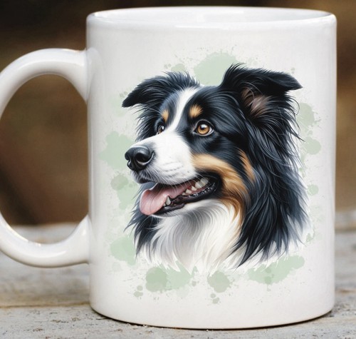 Border collie dog mug ideal - mug,