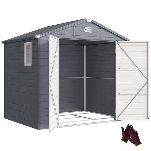 Outsunny 6ft garden shed - outsunny, 8