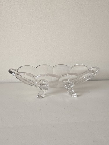 Vintage clear glass dressing - vintage,