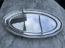 Antique Silver Plate Food Platter Silver Plate Tray Victorian 56cm