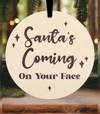 Rude Christmas Bauble Funny