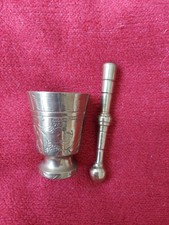 Brass Pestle and Mortar Set