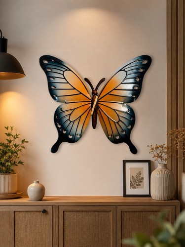 Large metal butterfly wall - butterfly,