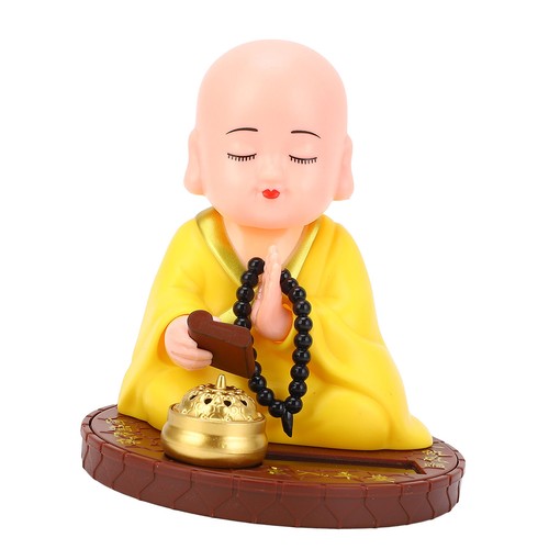 Solar powered little monk - powered,