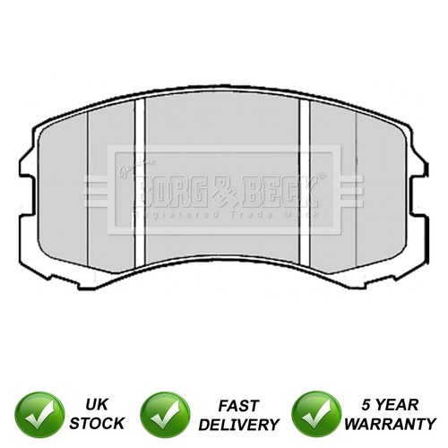 Brake pads set front - pads, sjr