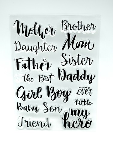 Sheet clear sentiments - sheet, 17