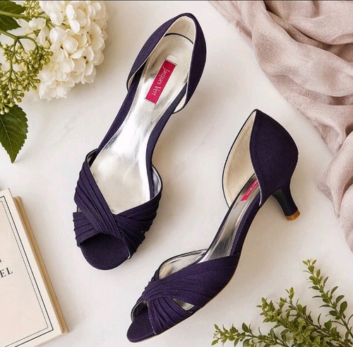 Purple peep toe - peep, shoes