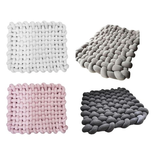 Handmade knit blanket throw - blanket,