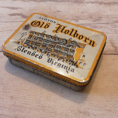 Old holborn tobacco - old, hinged