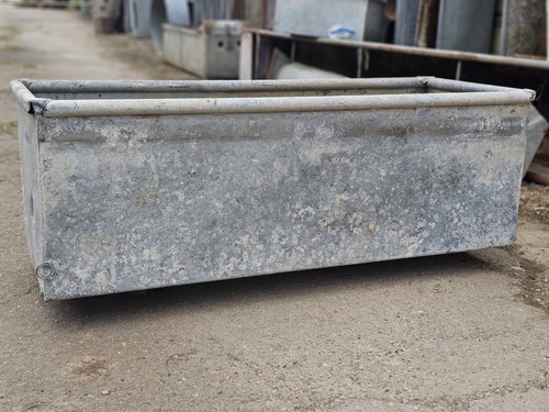 Galvanize garden planter - galvanize,