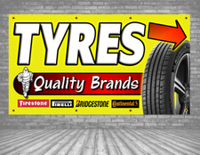 TYRES BANNER SALE FOR OUTDOOR USE WATERPROOF TYRE BANNERS WITH EYELETS PVC SIGN