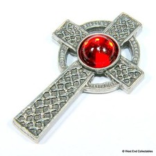 Celtic Cross Pin Brooch Badge