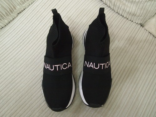Nautica black unisex trainers - unisex,