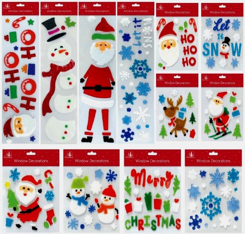 Christmas window stickers xmas - christmas,