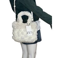 Zara Crossbody Bag White Gray