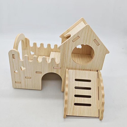 Wooden hamster hideout - wooden, house