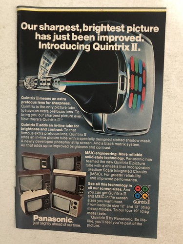 1976 panasonic quintrix - 1976,