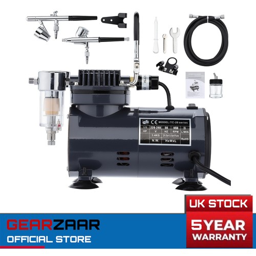 Air brush spray gun kit - kit, 220v
