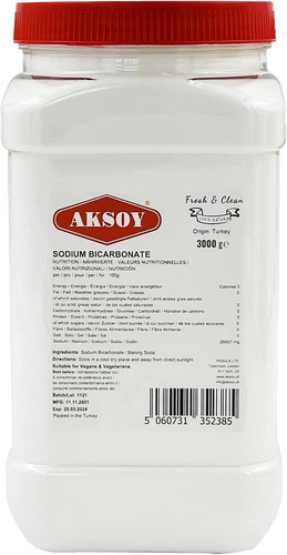 Baking soda 3kg - soda, jar