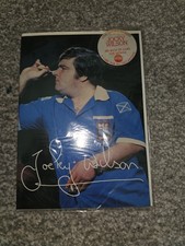 JOCKY WILSON SIGNED PRE-PRINT