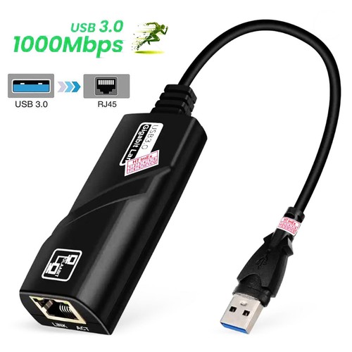 Black usb rj45 lan adapter - lan,