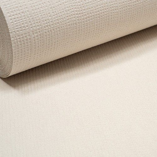 Plain ivory wallpaper - plain, linen