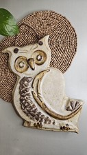 Vintage Owl Ceramic Wall