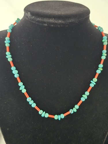 Southwest turquoise glass bead - southwest,