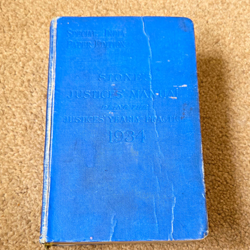 Stone justices manual - stone’s,