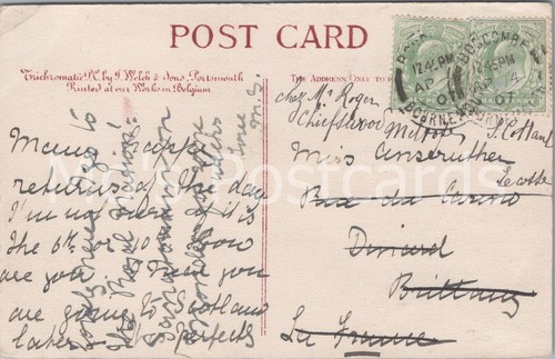 Genealogy postcard - genealogy,