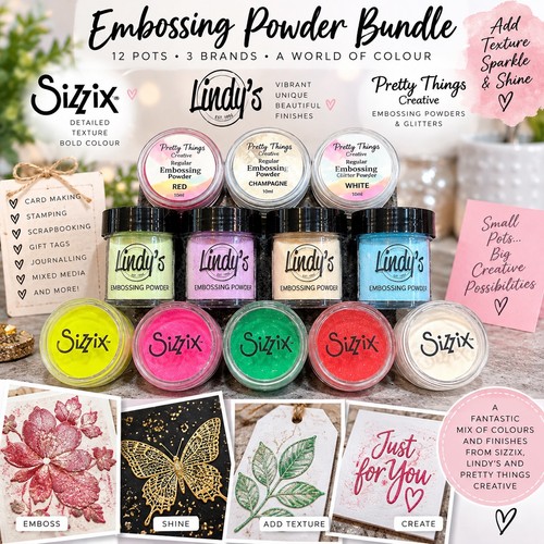 Mixed embossing powder bundle - embossing,