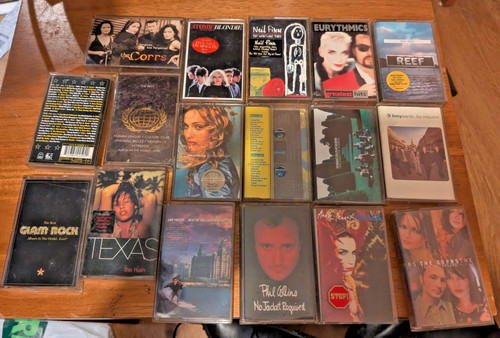 Job lot 90s 80s cassette - lot, 90s/80s