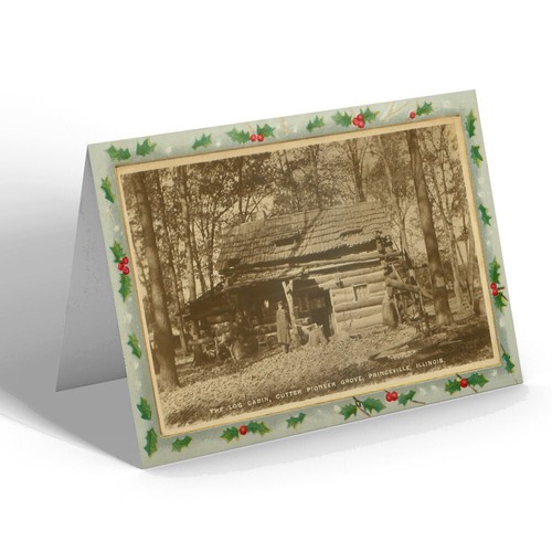 Xmas notelet vintage - xmas,