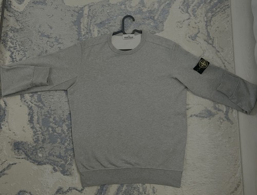 Stone island grey crew neck - island,