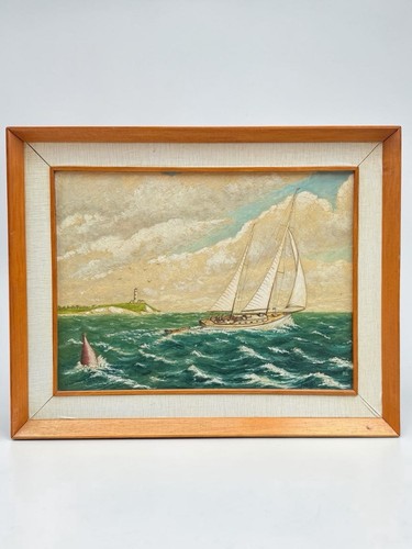 Mid century maritime painting - maritime,