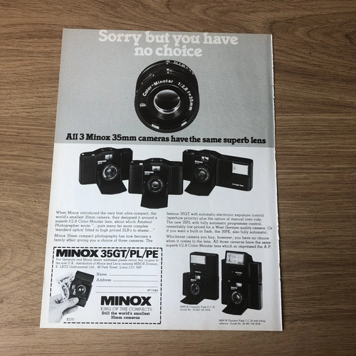 Cams18 magazine advert 11x8 - magazine,