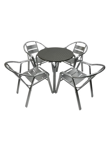 Aluminium tables chairs - &,