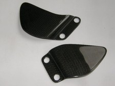 Carbon fibre heel plates - carbon,