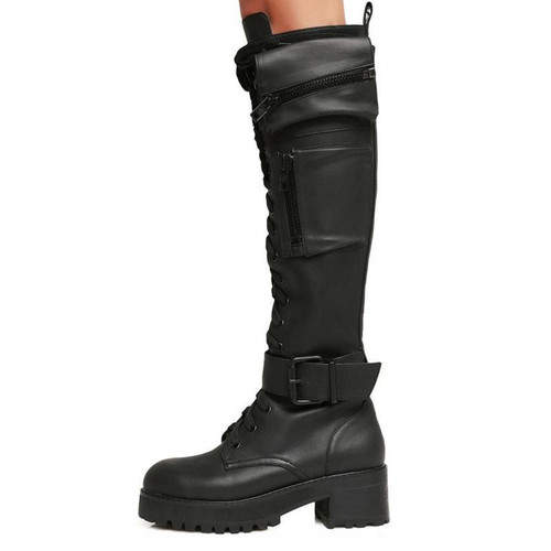Women round toe punk - women,